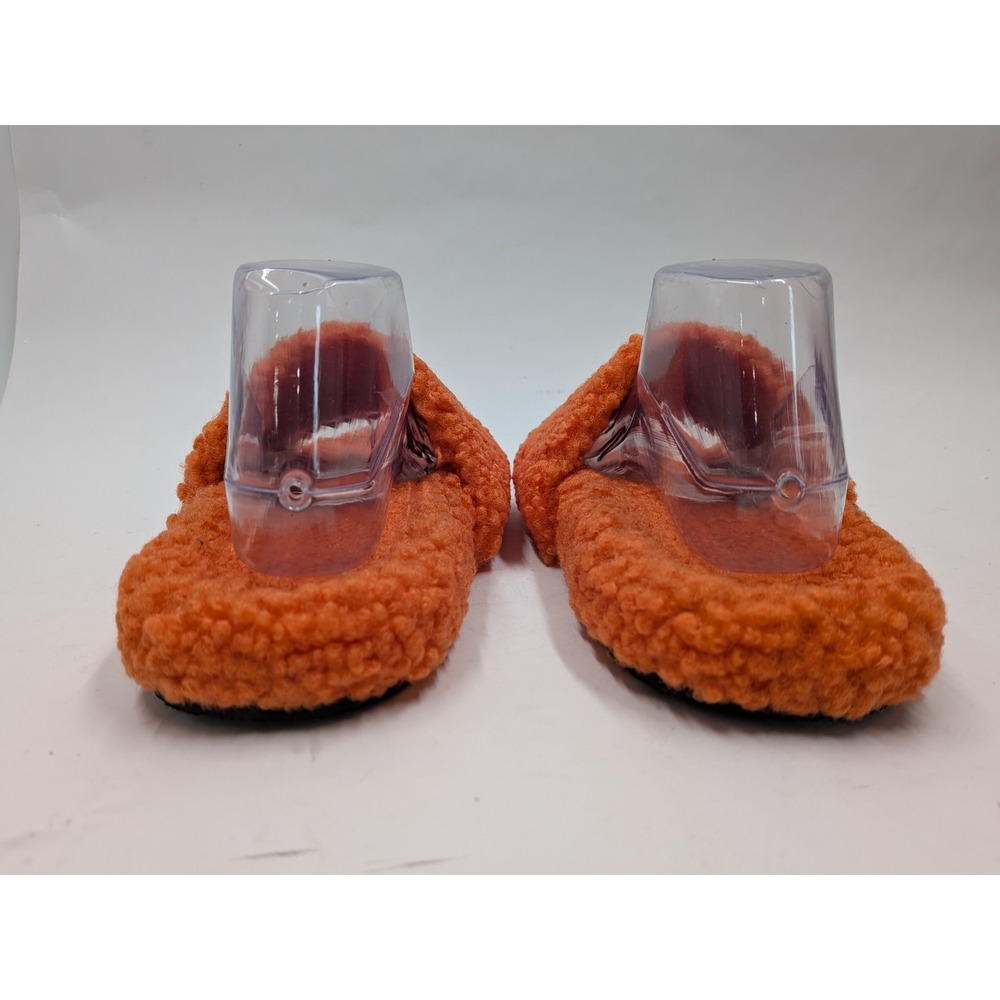 Balenciaga Political Campaign Furry Slides Orange Faux Fur Slippers Sz 45 US 11 - Picture 7 of 11